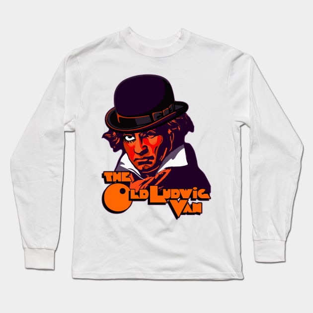 The Old Ludwig Van Long Sleeve T-Shirt by BeeCee